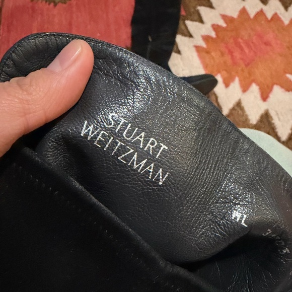 Stuart Weitzman 5050 Over The Knee Suede Block Heel Boots - Picture 6 of 8